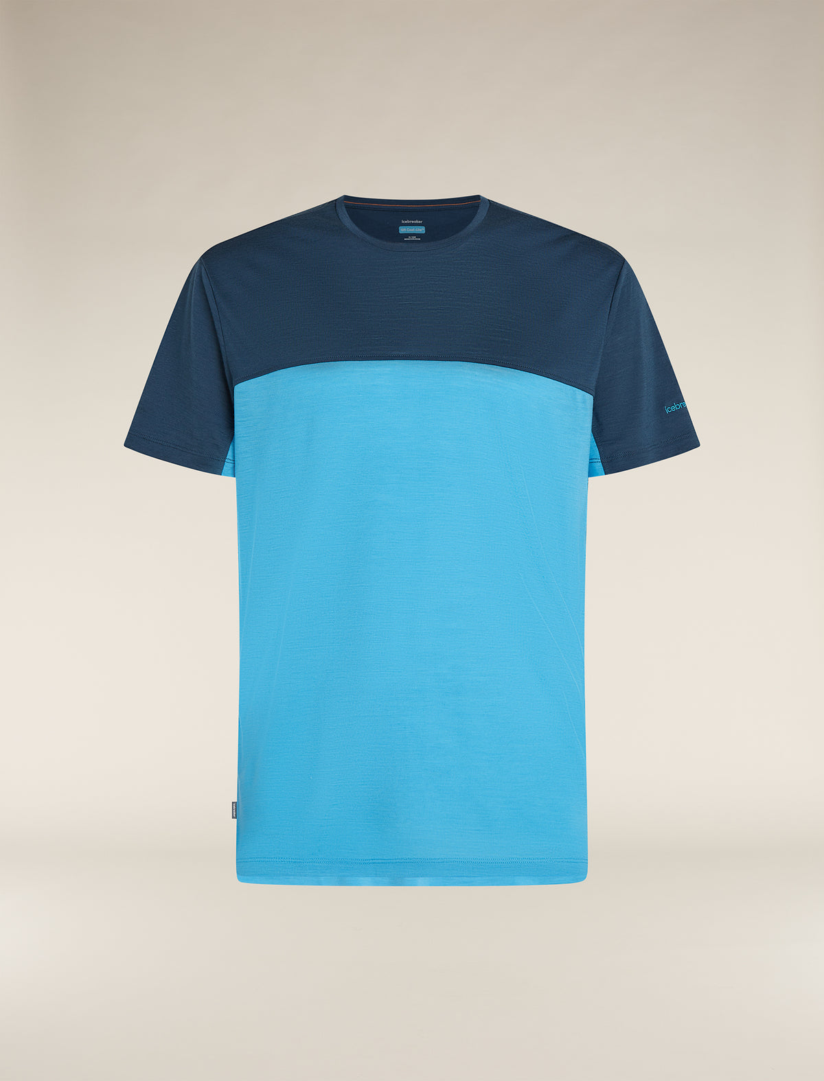 Men's Merino Blend 125 Cool-Lite™ Sphere Short Sleeve T-Shirt Colour Block Arctic/abyss - 6