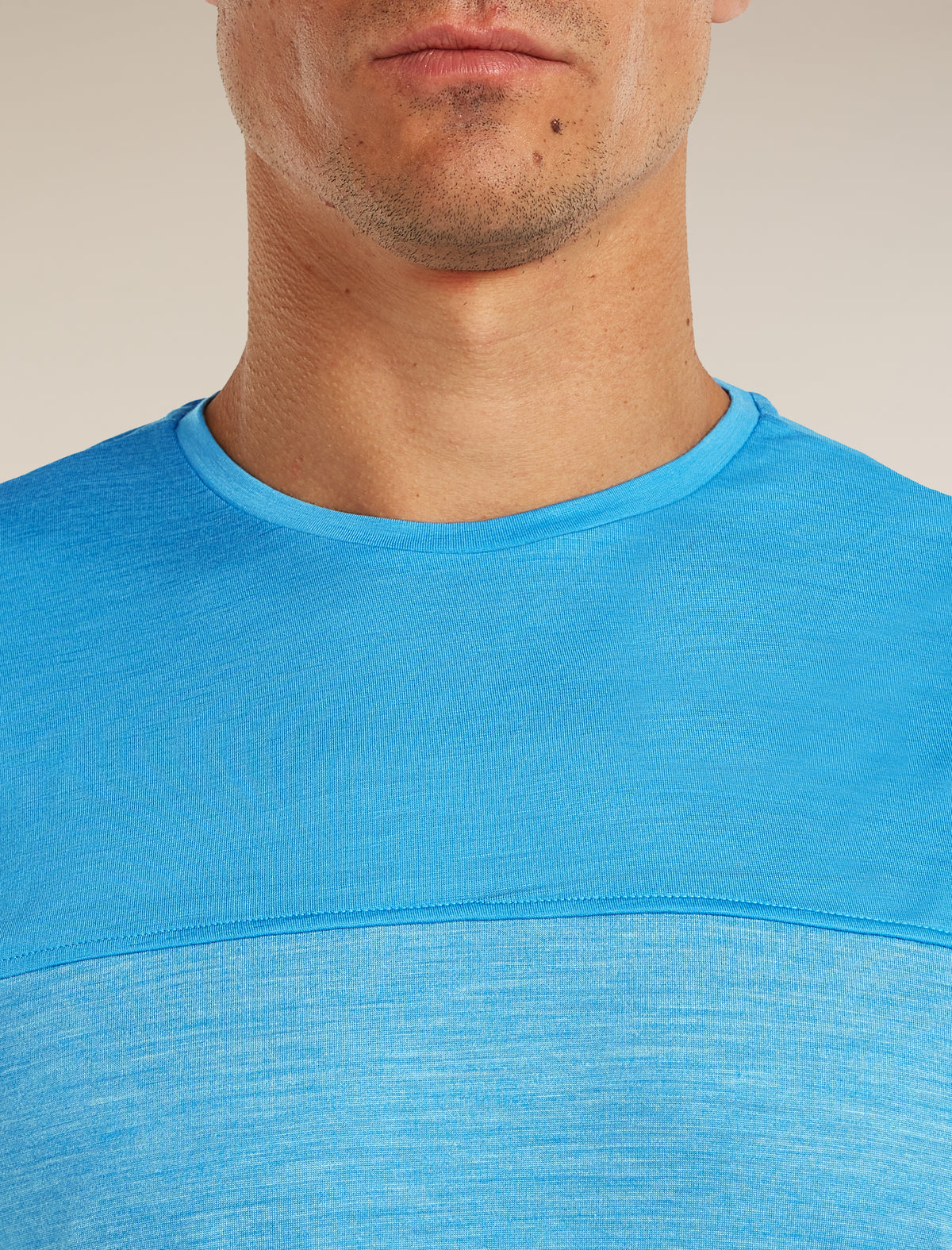 Men's Merino Blend 125 Cool-Lite™ Sphere Short Sleeve Tee Colour Block Arctic Heather/Artic - 6