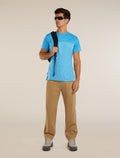 Men's Merino Blend 125 Cool-Lite™ Sphere Short Sleeve Tee Colour Block Arctic Heather/Artic - 4