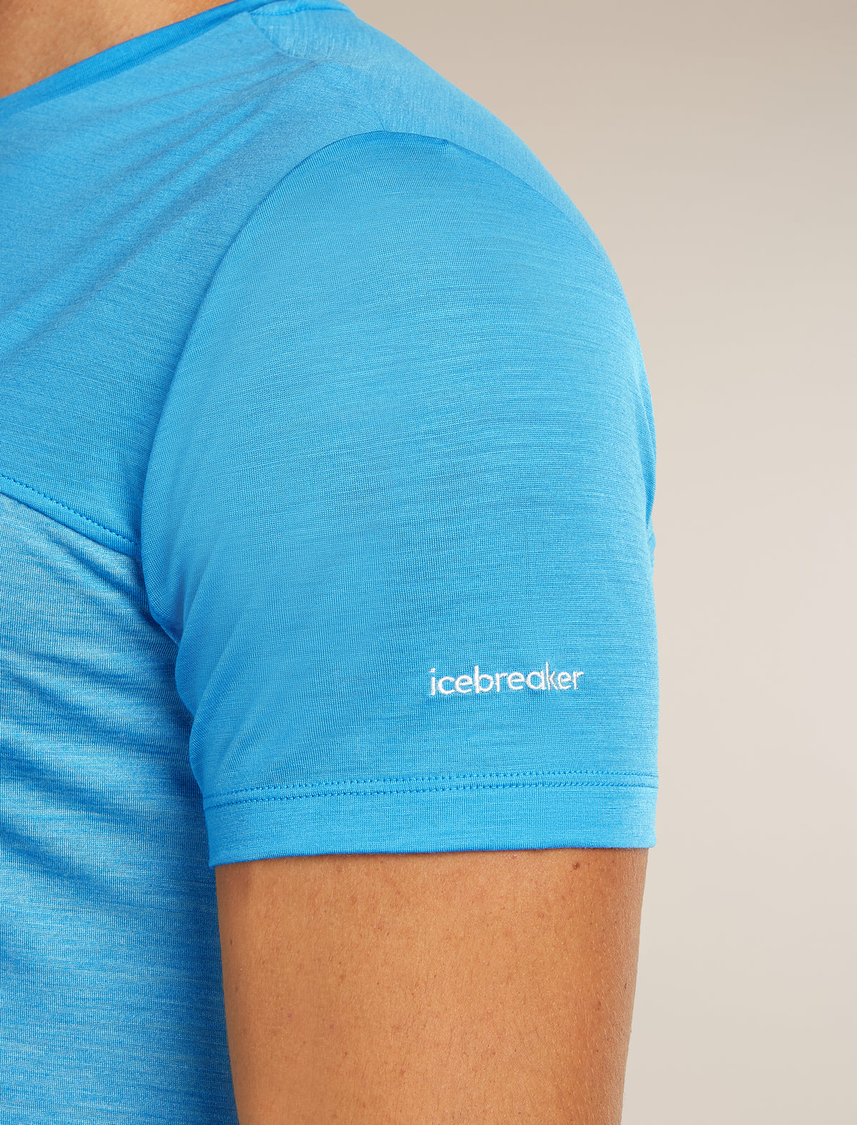 Men's Merino Blend 125 Cool-Lite™ Sphere Short Sleeve Tee Colour Block Arctic Heather/Artic - 5