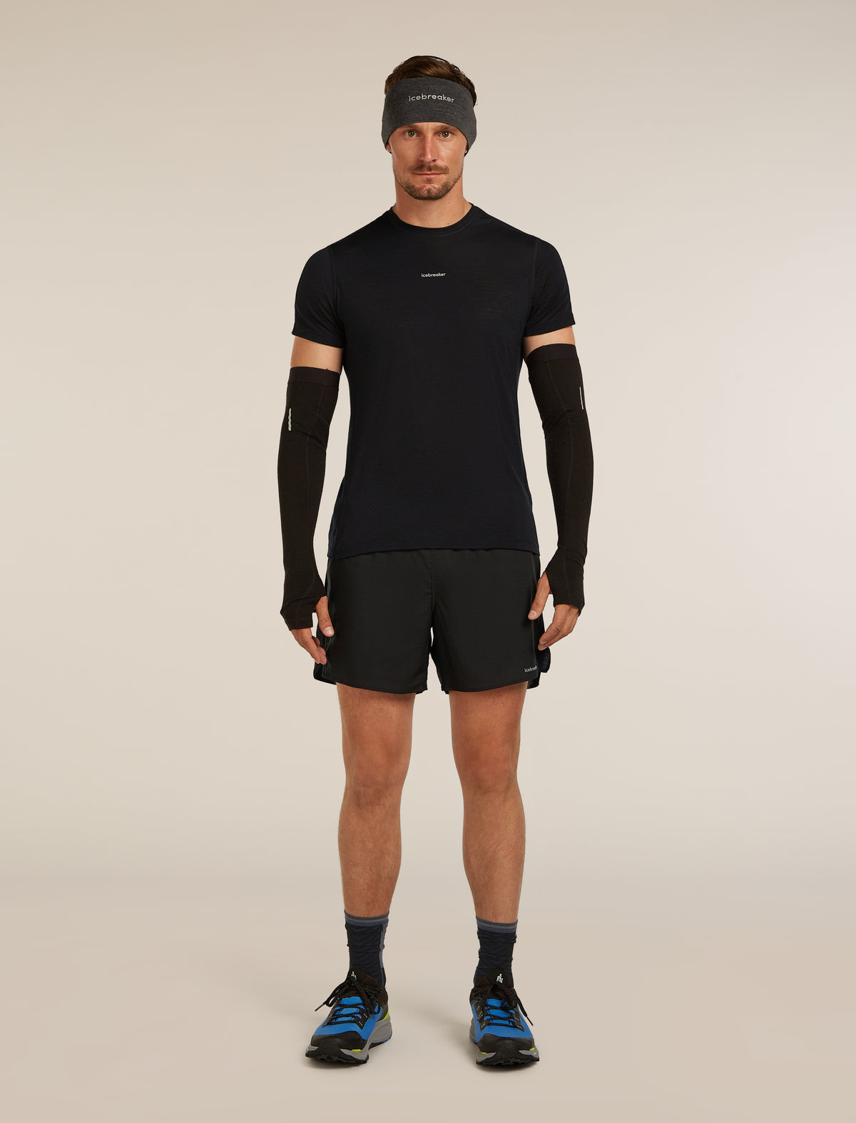 Men's Merino Blend 125 ZoneKnit™ Speed 6" Shorts Black - 4