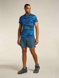 Men's Merino Blend 125 ZoneKnit™ Speed 6" Shorts Abyss/blue ash - 4