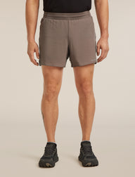 Men's Merino Blend 125 ZoneKnit™ Speed 6" Shorts - Porcini / L