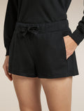 icebreaker Women's Merino Blend 200 Crush Shorts Black WOMEN - 10