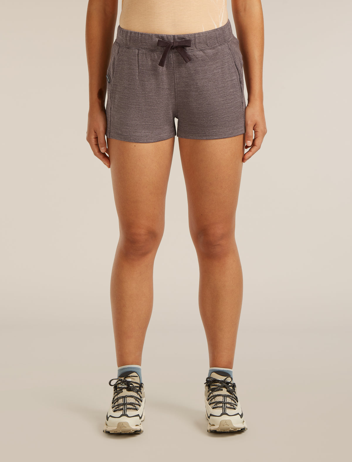 Shorts Crush II en mélange de mérinos femmes  - 1