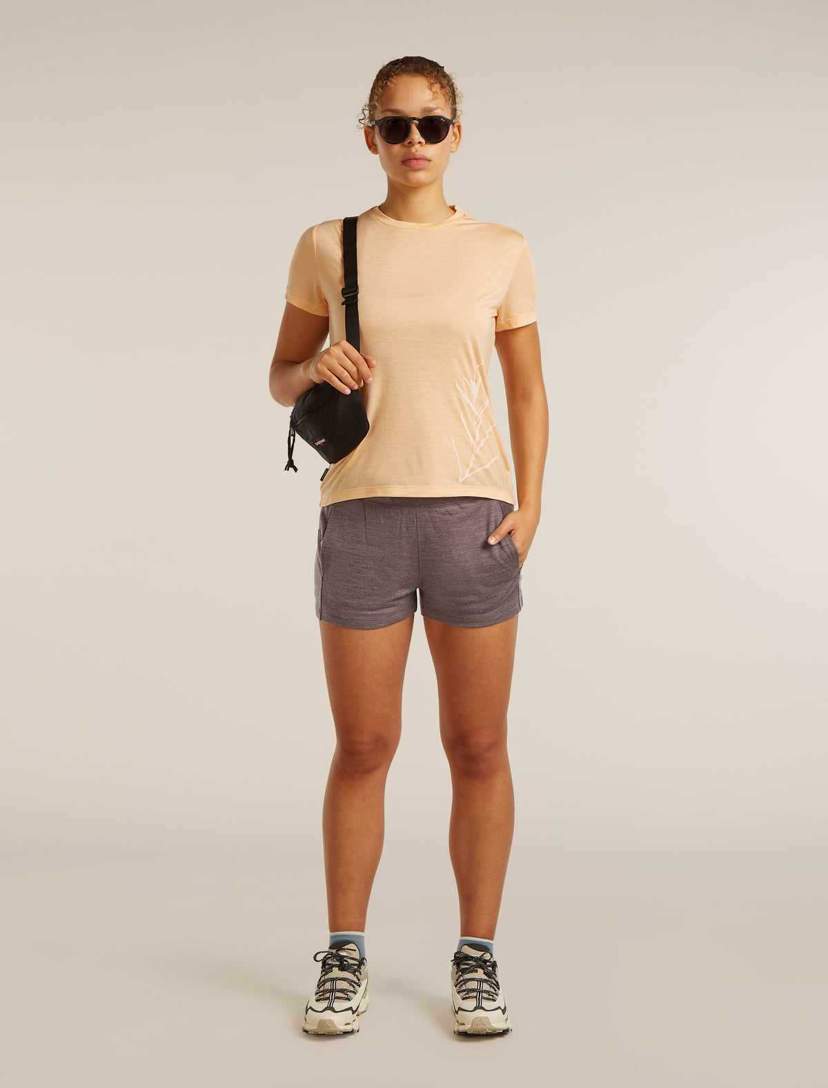 Shorts Crush II en mélange de mérinos femmes  - 4