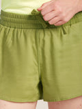 Women's Merino Blend 125 ZoneKnit™ Speed 3" Shorts Olive - 6