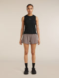 Women's Merino Blend 125 ZoneKnit™ Speed 3" Shorts Porcini/Black - 3
