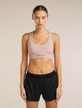 Women's Merino Blend 260 ZoneKnit™ Seamless Bra Pink quartz - 1