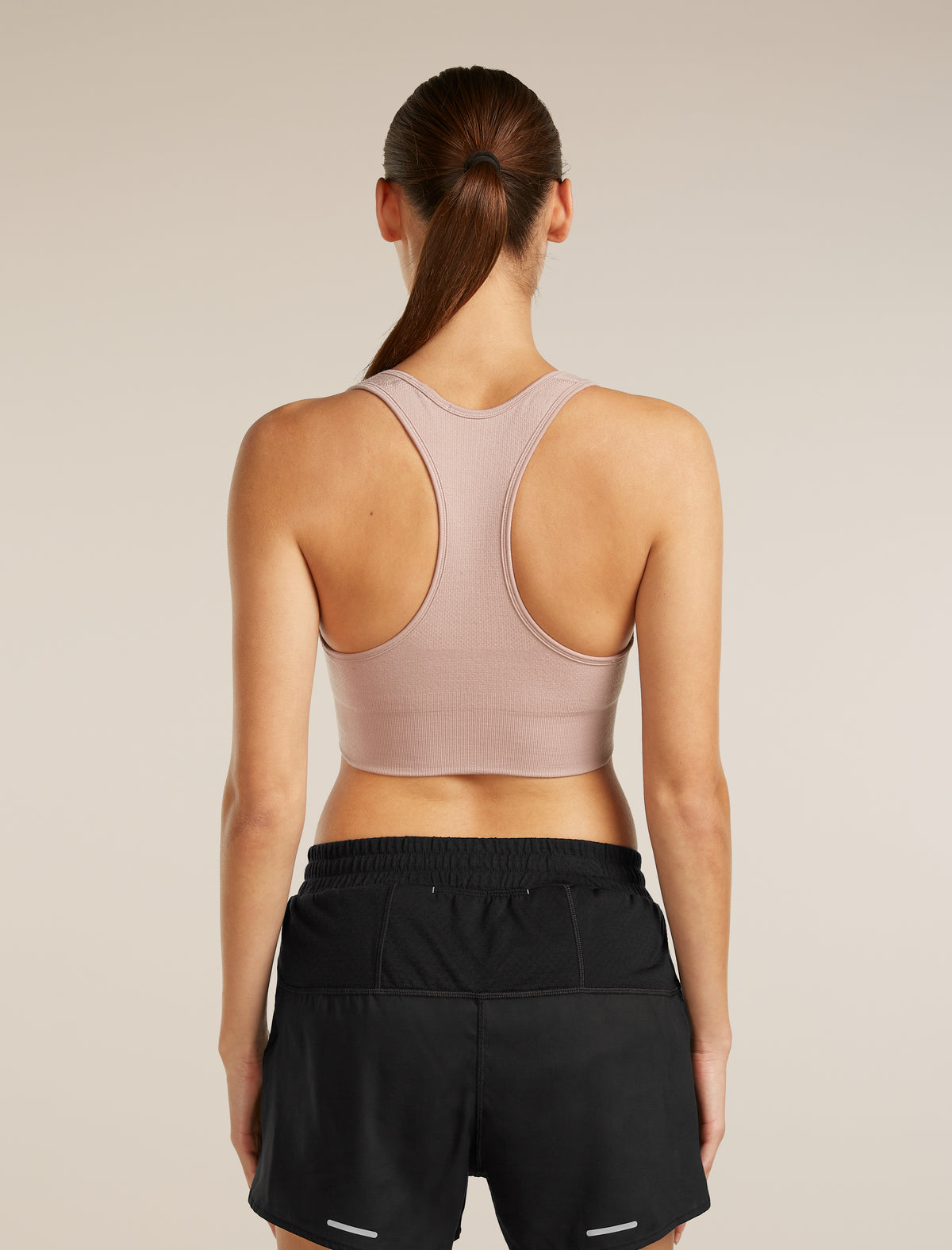Women's Merino Blend 260 ZoneKnit™ Seamless Bra Pink quartz - 2
