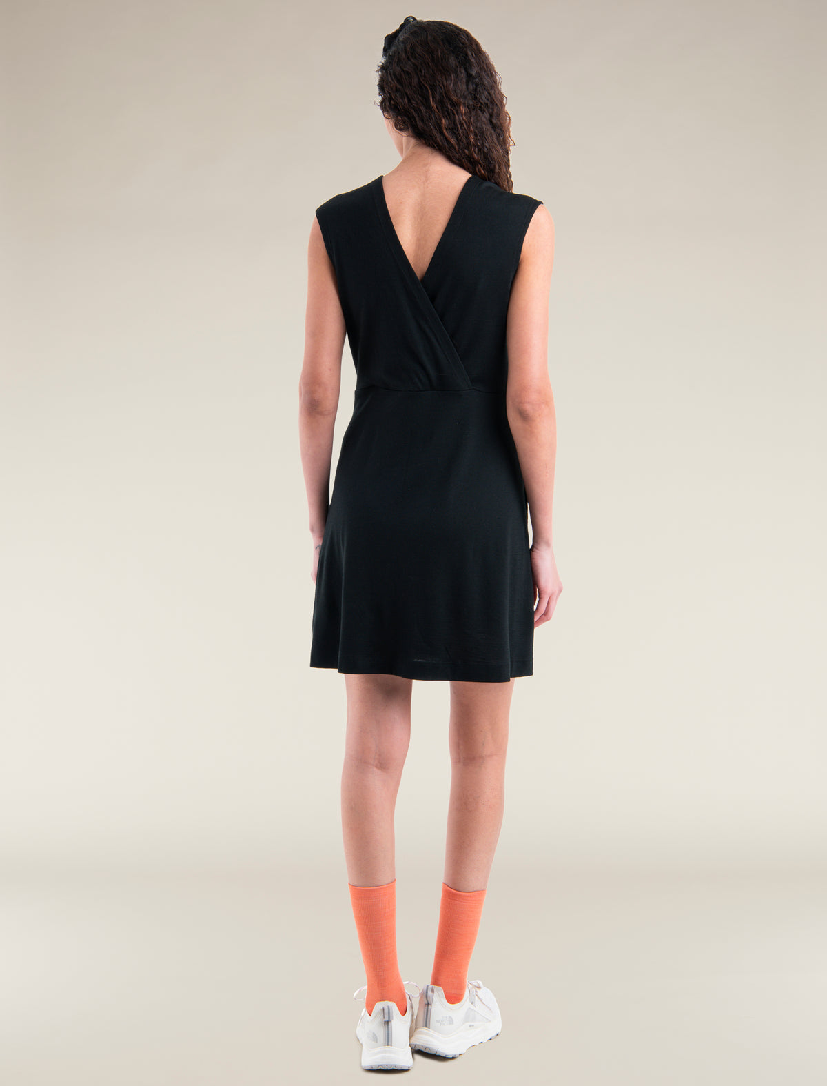 Robe sans manches à encolure en V 200 Granary en mérinos Women's  - 2