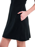Robe sans manches à encolure en V 200 Granary en mérinos Women's  - 8
