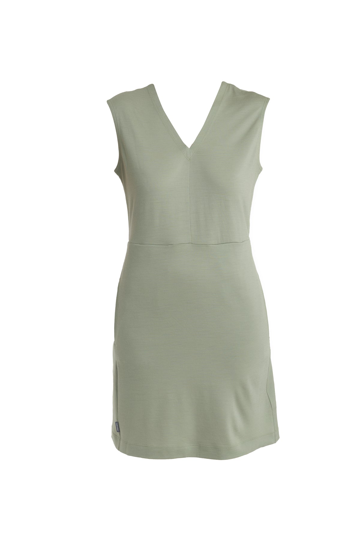 Women's Merino 200 Granary Sleeveless V Neck Dress Oil/Black/Silver - 8