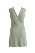 Women's Merino 200 Granary Sleeveless V Neck Dress Oil/Black/Silver - 9