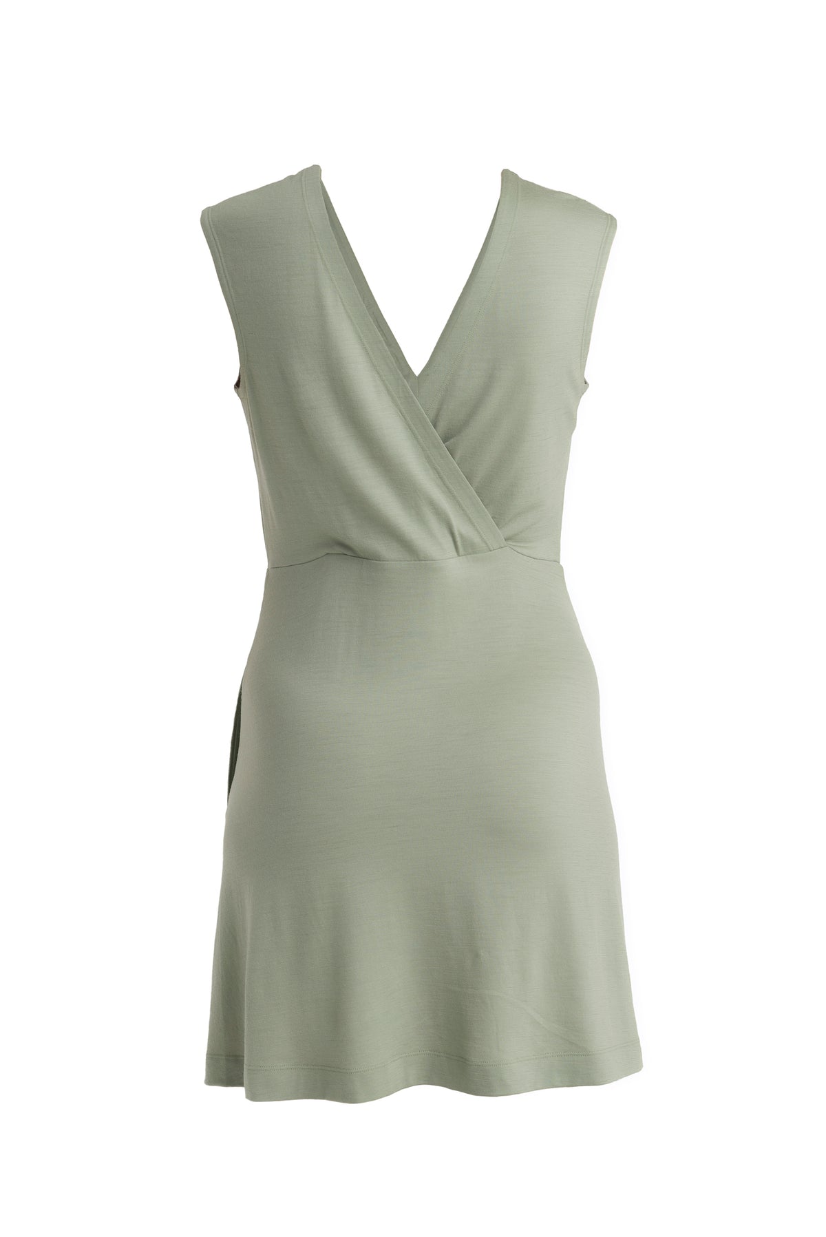 Women's Merino 200 Granary Sleeveless V Neck Dress Oil/Black/Silver - 9