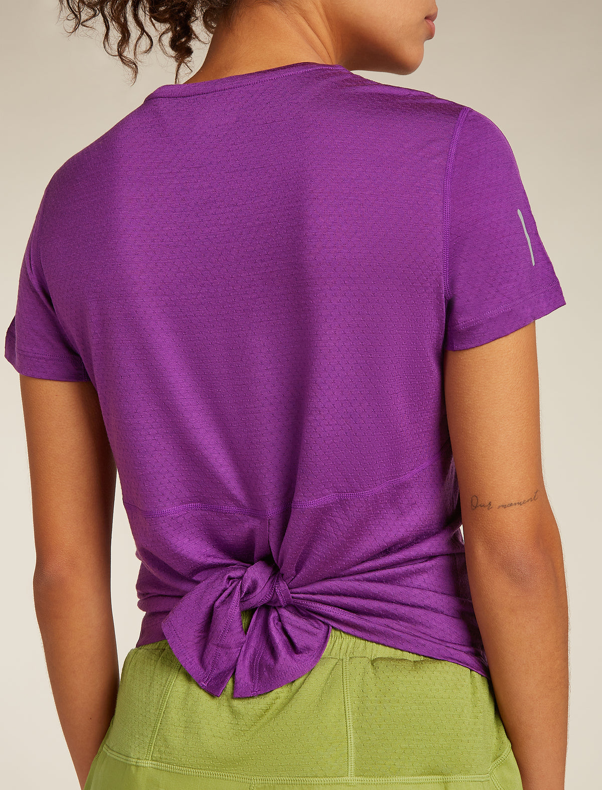 Women's Merino Blend 125 Cool-Lite™ Speed Short Sleeve Slit Back T-Shirt Passion - 7