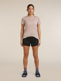 Women's Merino Blend 125 Cool-Lite™ Speed Short Sleeve Slit Back Tee Pink quartz - 4
