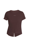 Women's Merino Blend 125 Cool-Lite™ Speed Short Sleeve Slit Back T-Shirt Bittersweet - 4