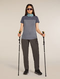 Women's Merino Blend 125 Cool-Lite™ Sphere Short Sleeve T-Shirt Colour Block Graphite Heather/Graphite - 4