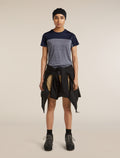 Women's Merino Blend 125 Cool-Lite™ Sphere Short Sleeve Tee Colour Block Midnight Navy - 4