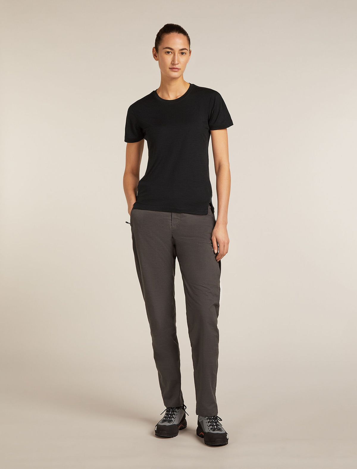 Women's 150 MerinoFine™ Ace Short Sleeve T-Shirt Black - 3