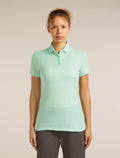 Women's Merino 150 Tech Lite Short Sleeve Polo Mint - 1