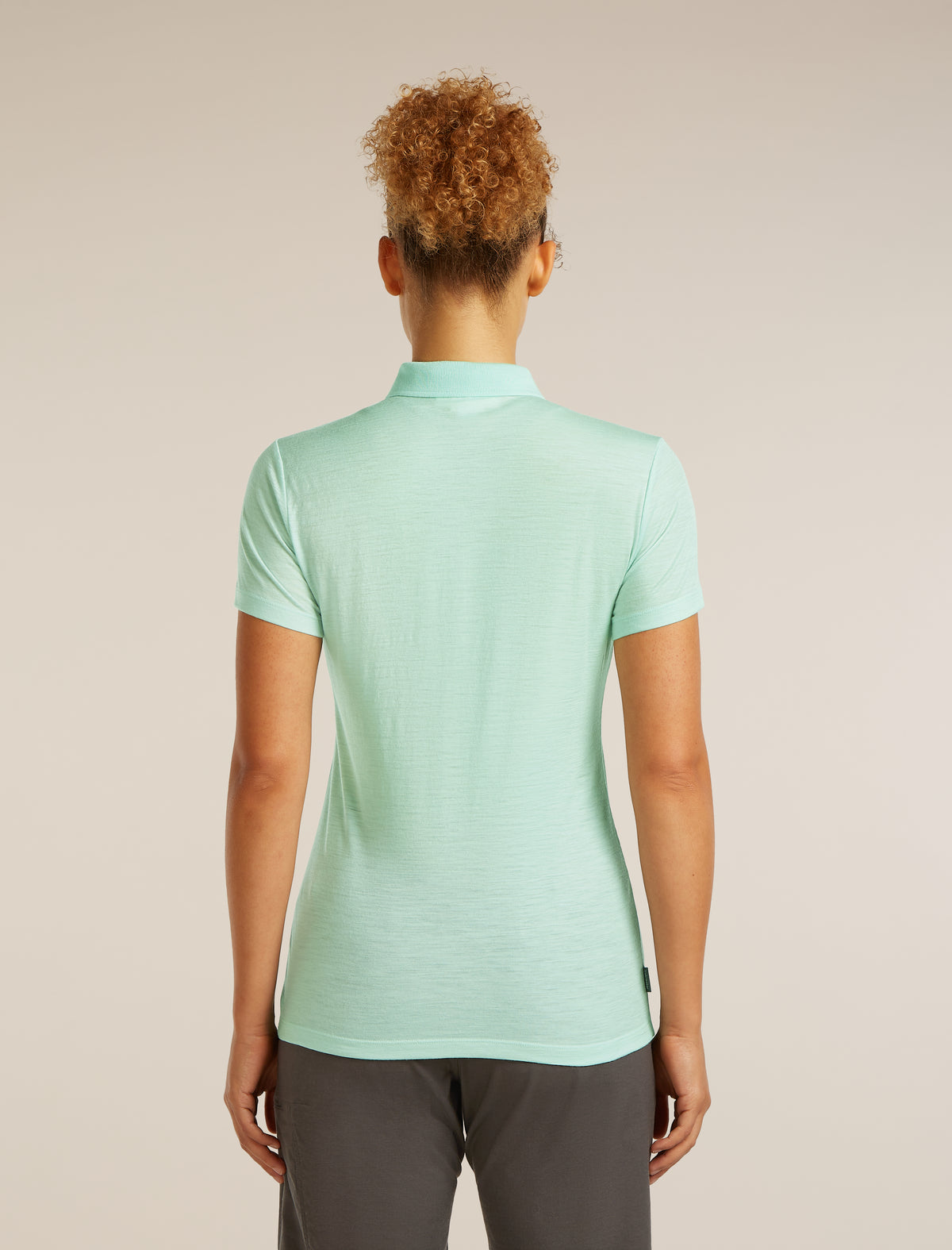Women's Merino 150 Tech Lite Short Sleeve Polo Mint - 2