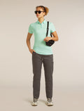 Women's Merino 150 Tech Lite Short Sleeve Polo Mint - 4