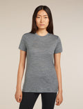 Women's Merino 150 Tech Lite Short Sleeve T-Shirt Gritstone Heather - 1