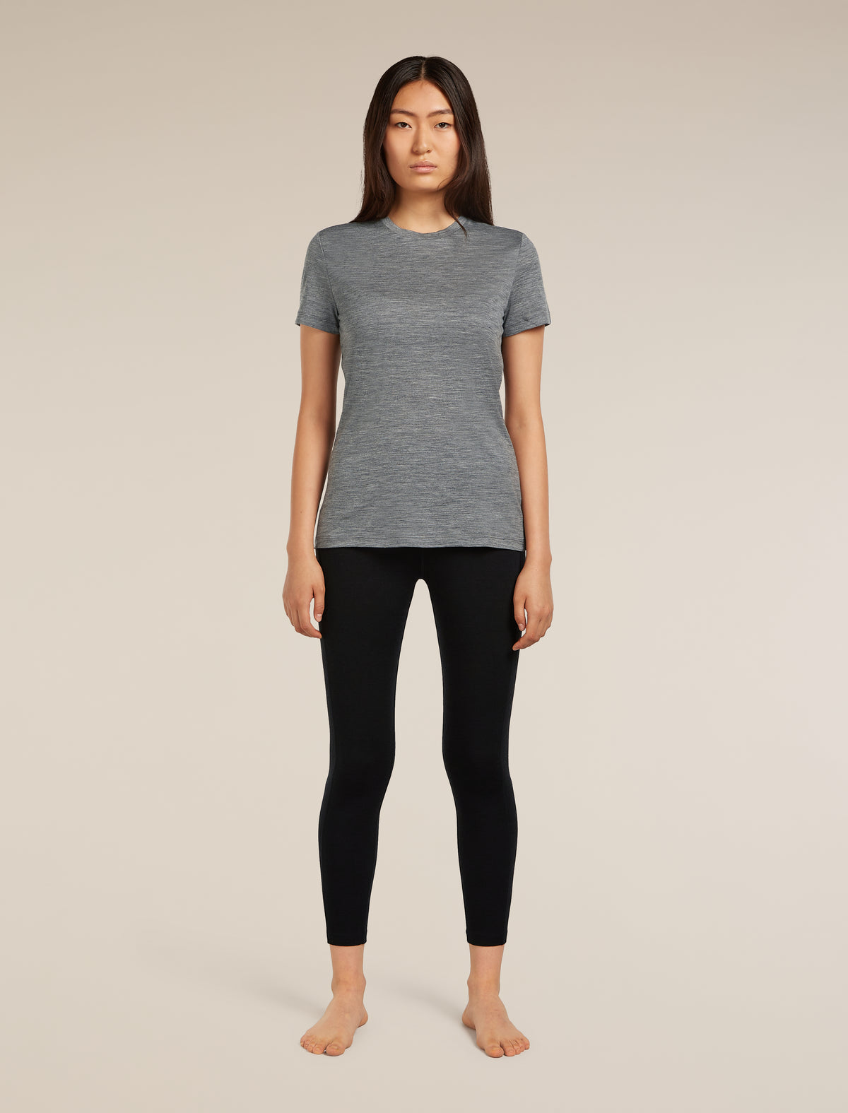 Women's Merino 150 Tech Lite Short Sleeve T-Shirt Gritstone Heather - 3