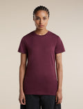 Women's Merino 150 Tech Lite Short Sleeve Tee Dark Berry - 1