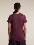 Women's Merino 150 Tech Lite Short Sleeve Tee Dark Berry - 2