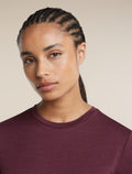 Women's Merino 150 Tech Lite Short Sleeve Tee Dark Berry - 6