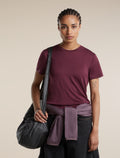 Women's Merino 150 Tech Lite Short Sleeve Tee Dark Berry - 5
