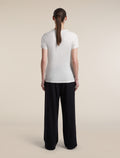 Women's Merino 150 Tech Lite Short Sleeve Tee Ecru Heather - 6
