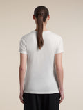 Women's Merino 150 Tech Lite Short Sleeve Tee Ecru Heather - 2