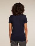 Women's Merino 150 Tech Lite Short Sleeve T-Shirt Midnight Navy - 2