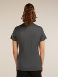 Women's Merino 150 Tech Lite Short Sleeve Tee Hike Path Obsidian - 3
