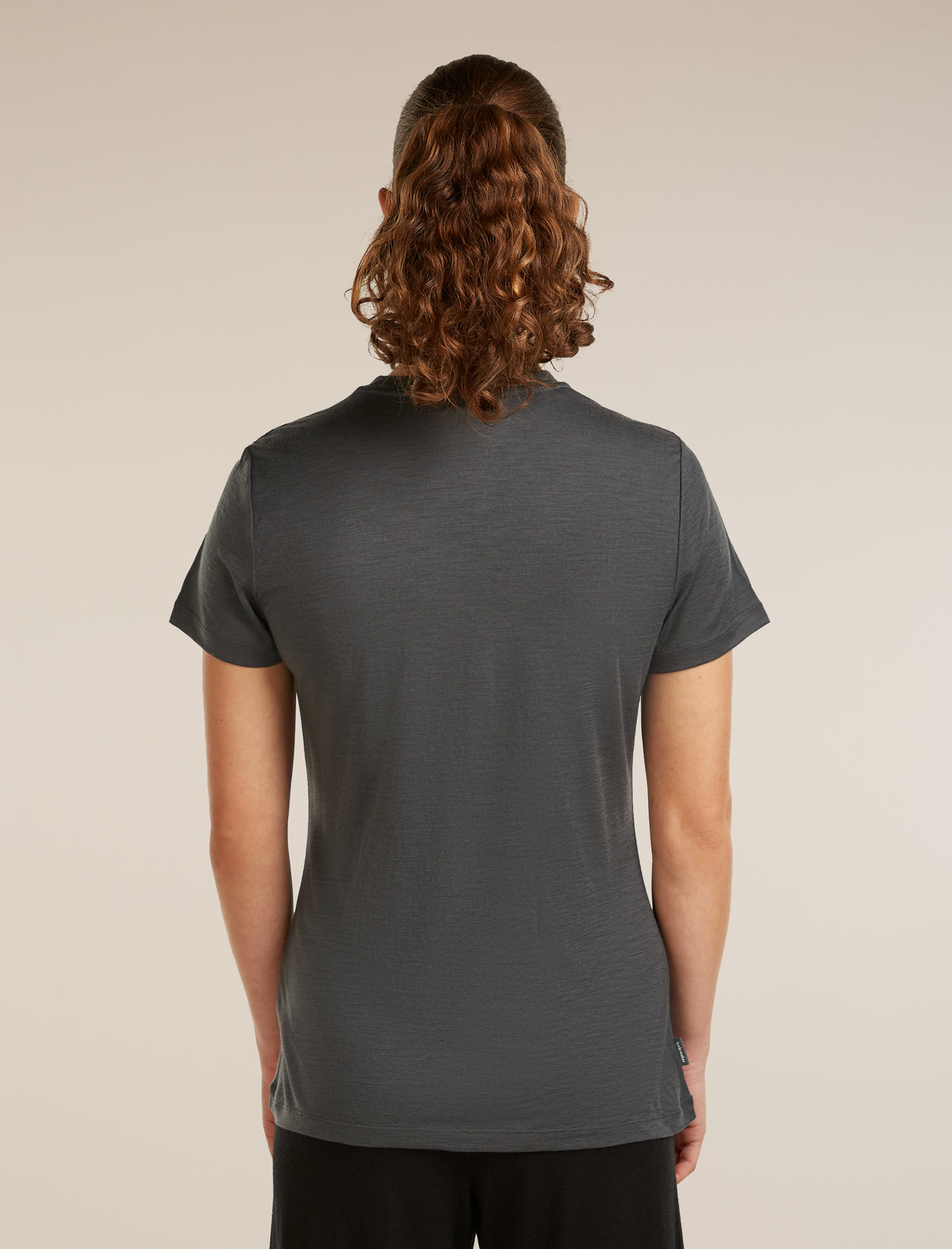Women's Merino 150 Tech Lite Short Sleeve Tee Hike Path Obsidian - 2