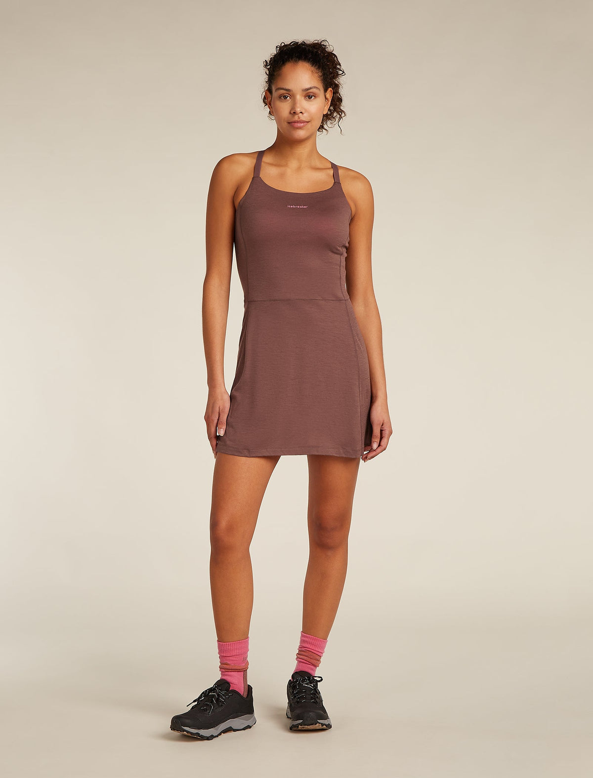 Women's Merino 150 Active Dress Carob/pop - 3