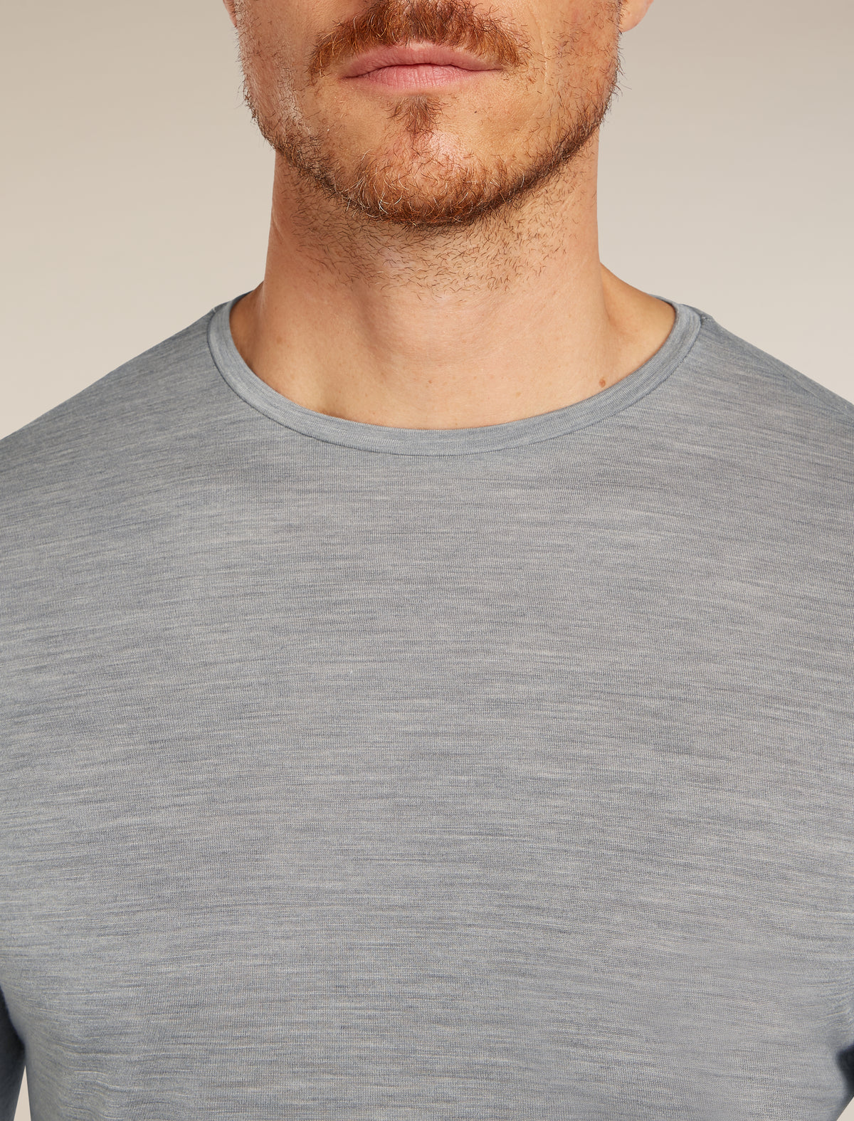 Men's Merino Blend 125 Cool-Lite™ Sphere Long Sleeve T-Shirt Metro Heather - 5