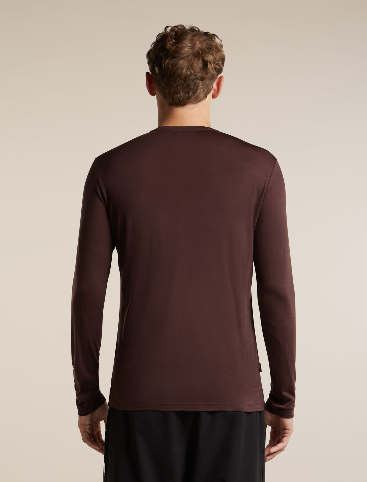 Men's Merino Blend 125 Cool-Lite™ Sphere Long Sleeve Tee Bittersweet - 2