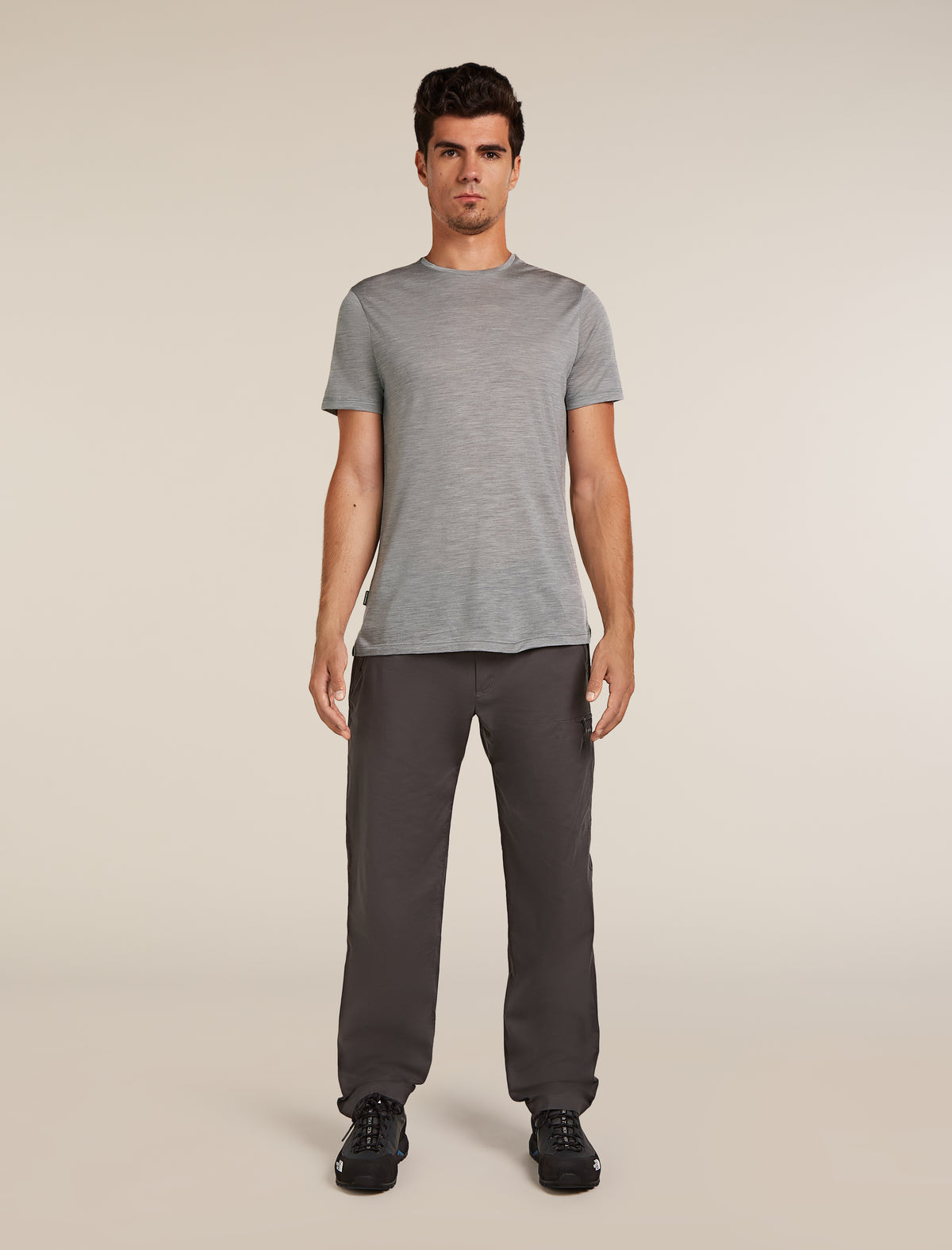 Men's Merino Blend 125 Cool-Lite™ Sphere Short Sleeve T-Shirt Metro Heather - 3
