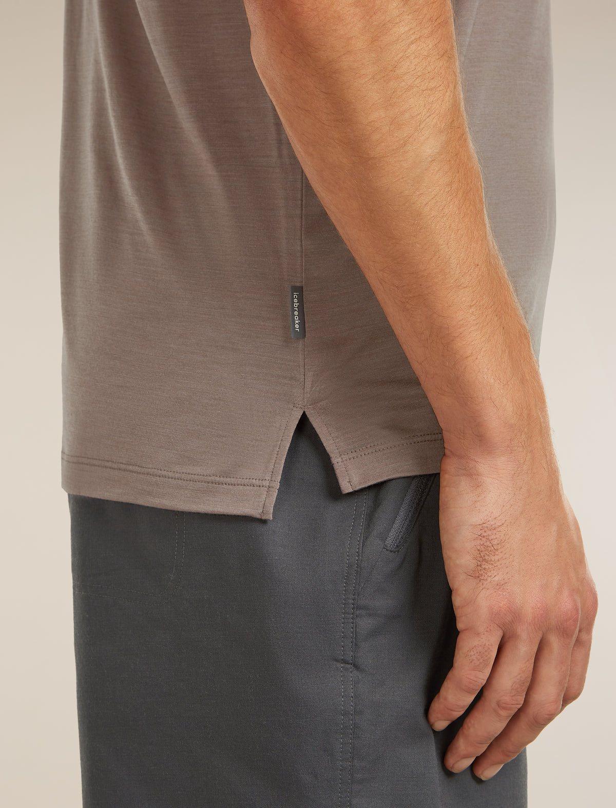 Men's Merino Blend 125 Cool-Lite™ Sphere Short Sleeve Tee Porcini - 5