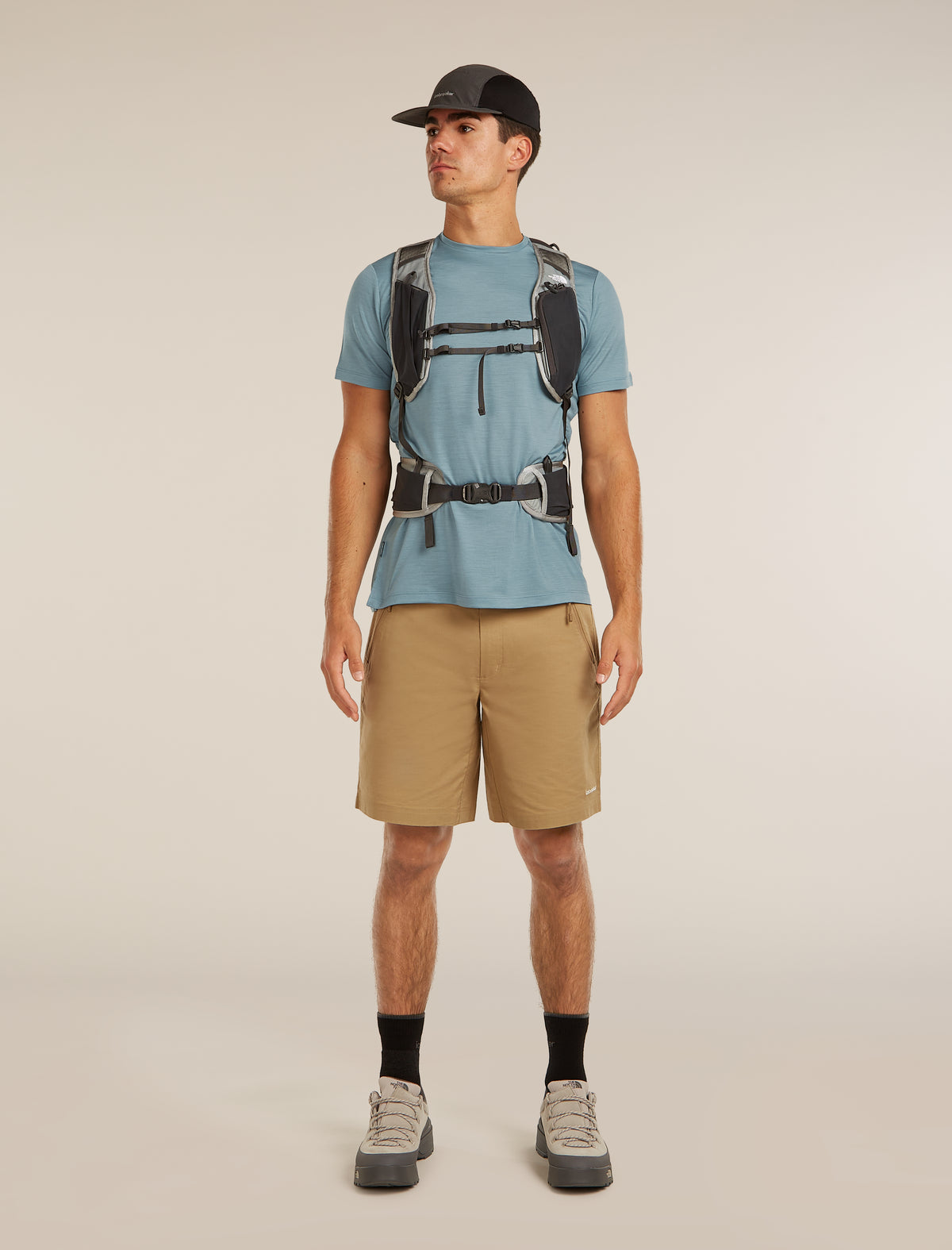 Men's Merino Blend 125 Cool-Lite™ Sphere Short Sleeve Tee Flint Blue - 4