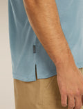 Men's Merino Blend 125 Cool-Lite™ Sphere Short Sleeve Tee Flint Blue - 5