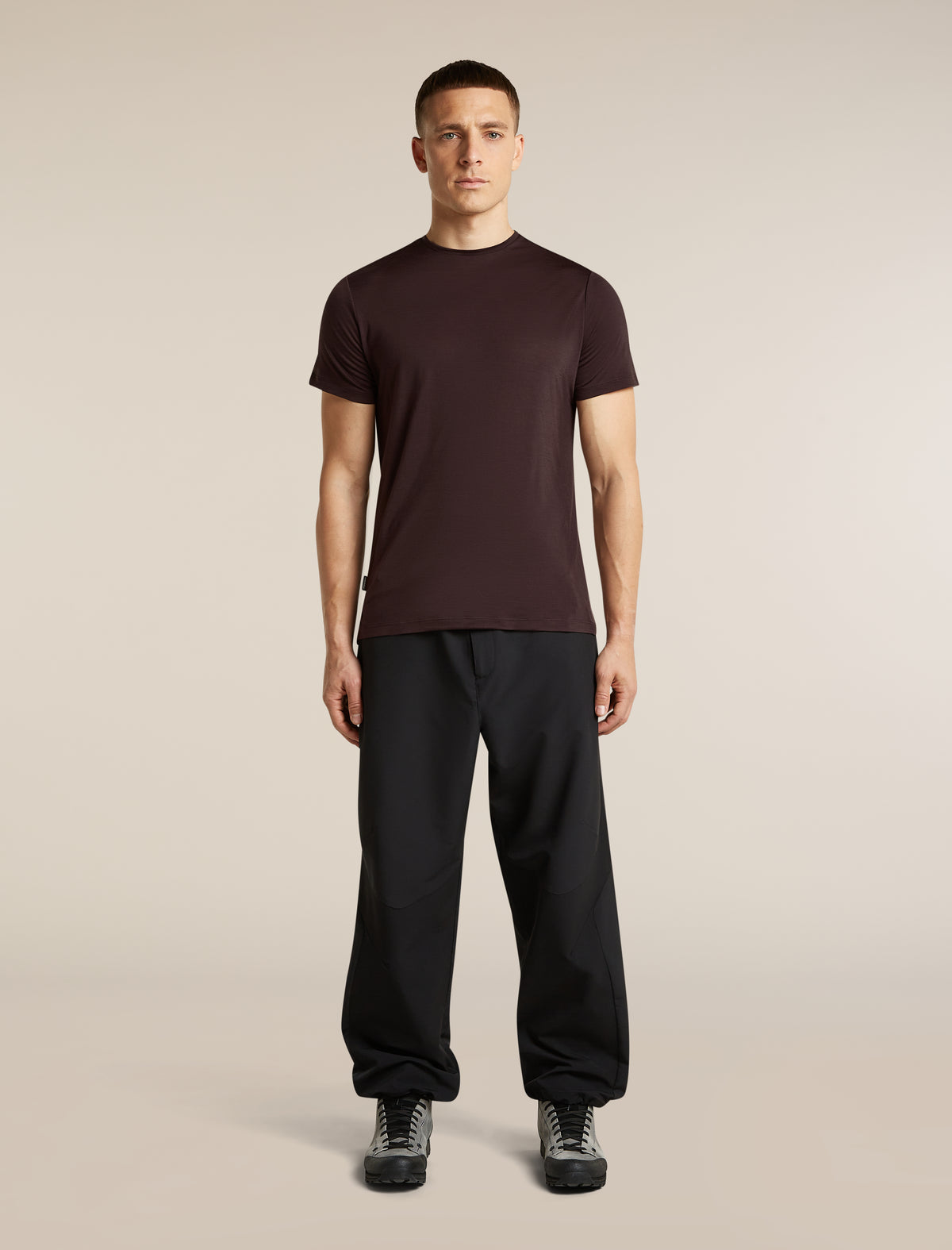 Men's Merino Blend 125 Cool-Lite™ Sphere Short Sleeve Tee Bittersweet - 3