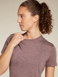 Women's Merino Blend 125 Cool-Lite™ Sphere Short Sleeve T-Shirt Carob heather - 5