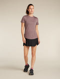 Women's Merino Blend 125 Cool-Lite™ Sphere Short Sleeve T-Shirt Carob heather - 3
