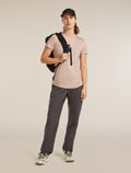 icebreaker Women's Merino Blend 125 Cool-Lite™ Sphere Short Sleeve Tee Pink quartz WOMEN - 9